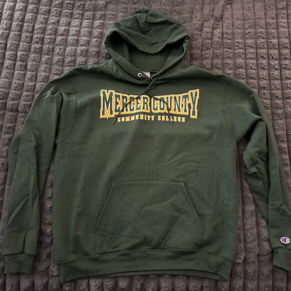 Champion Green College Sweatshirt - Picture 1 of 3